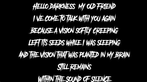 Hello Darkness My Old Friend Lyrics Youtube
