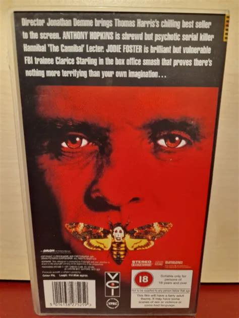 The Silence Of The Lambs Jodie Foster Pal Vhs Video Tape A158 251 Picclick