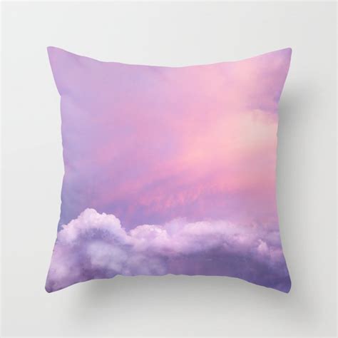 Sunset And Clouds Blush Pink Unicorn Sky Throw Pillow By Wildhood Society6