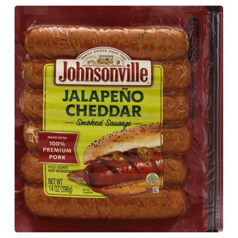 Jalapeno And Cheddar Smoked Sausage Johnsonville 6 Ct Delivery