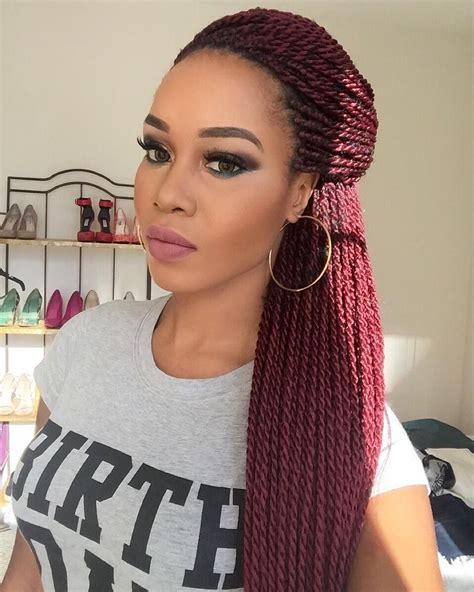 10 Senegal Afro Twist Braid Hair Fashion Style