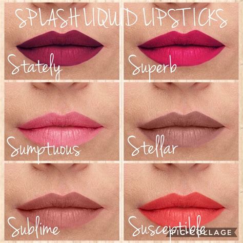 Younique Splash Liquid Lipsticks In Six Limited Edition Colors