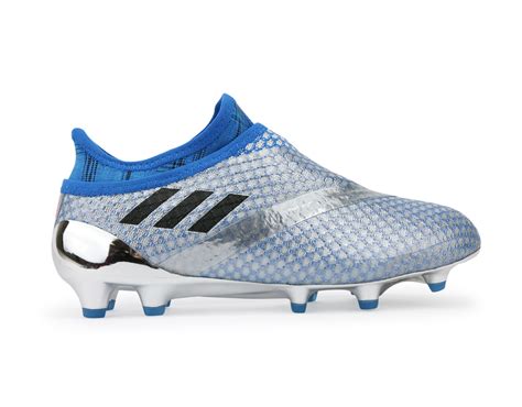 Adidas Kids Messi 16 Pureagility Fg Silver Metaliccore Blacksho Blu