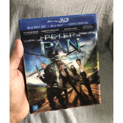 Blu Ray 3D Peter Pan Duplo Com Luva Lenticular Shopee Brasil