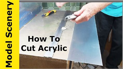 How To Cut Acrylic Sheet At Home Without Cracking Youtube