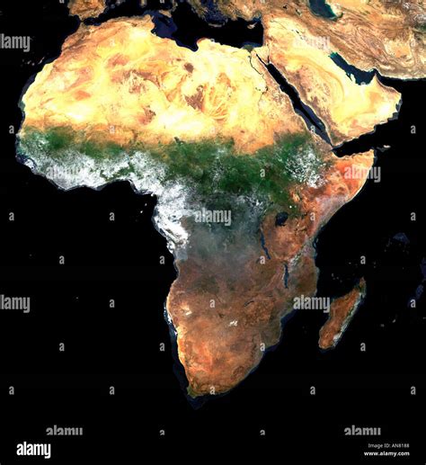 Satellite View Africa Map Hi Res Stock Photography And Images Alamy