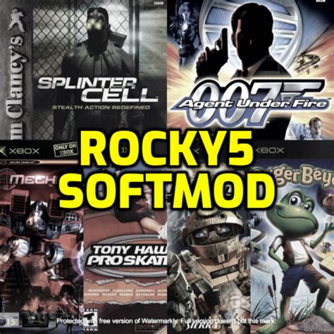 Rocky5 Original Xbox Softmod Kit Usb Xbox Adapter Cable Splinter Cell