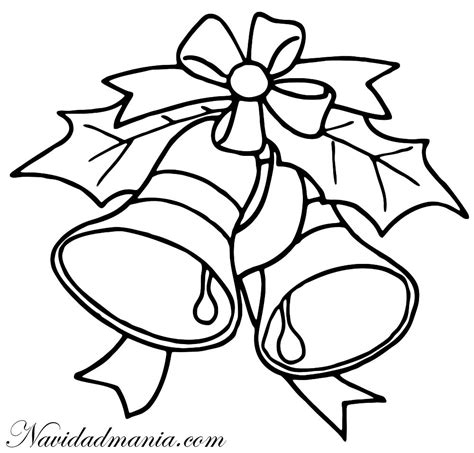 Dibujo De Una Campana De Navidad Para Colorear Dibujos Net My Xxx Hot