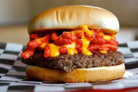 By erin september 18, 2014. Hot Cheetos & Cheese Burger? | Food goals, Food drinks ...