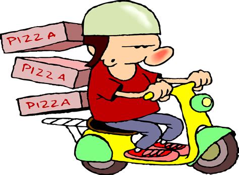 Clipart Pizza Delivery