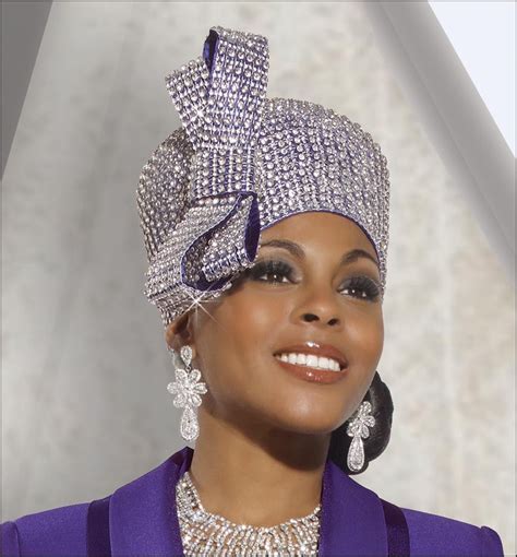 Women S Special Occasion Stunning First Lady Church Hat In Violet By