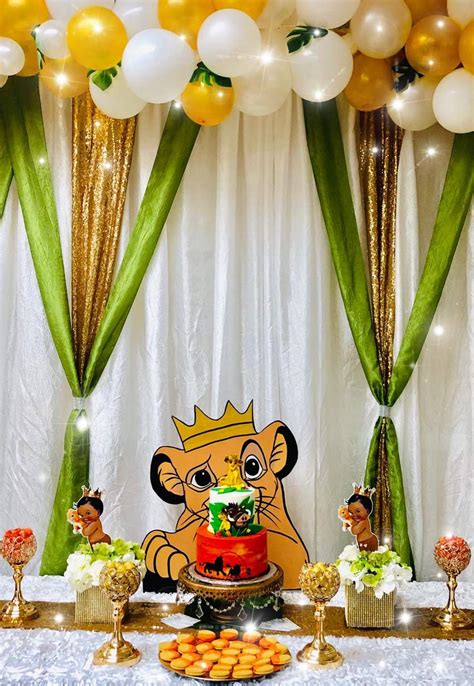 Lion King Baby Shower Centerpieces