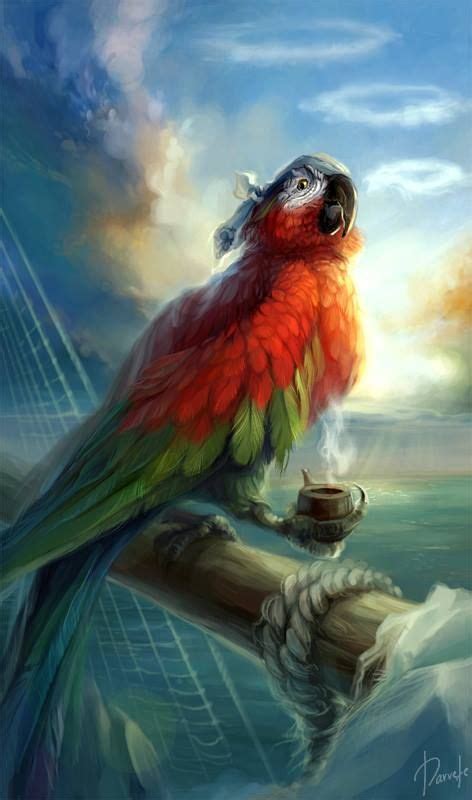 A Pirate Parrots Life Fer Me Pirate Parrot Pirate Art Parrot