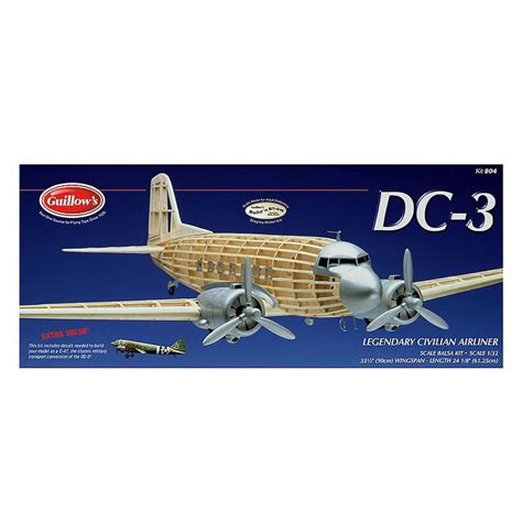 Guillows 132 Douglas Dc 3 Model Kit Model Airplanes Model