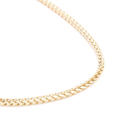 24mm Franco Chain Necklace 18k Gold 24 Bv And Co Touch Of Modern