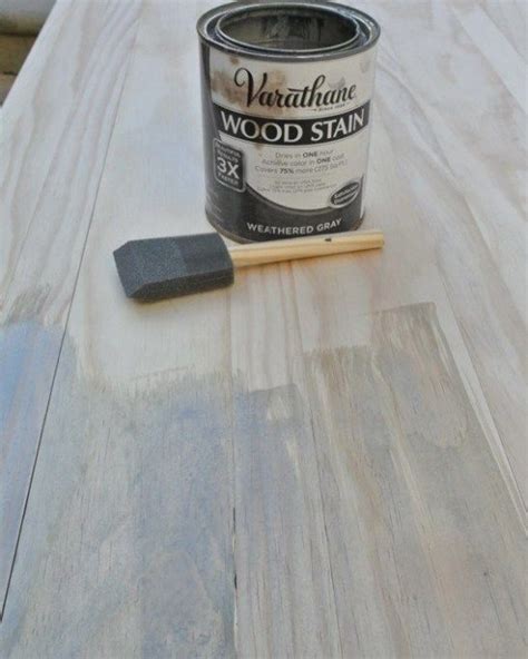 Weathered Gray Stain Staining Wood Grey Stained Wood Weathered Grey