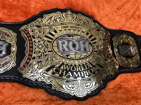 Detailed Look At The New Roh World Championship Held By Cody Rhodes