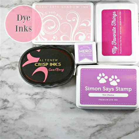 Understanding The Six Commonly Used Inks In Stamping