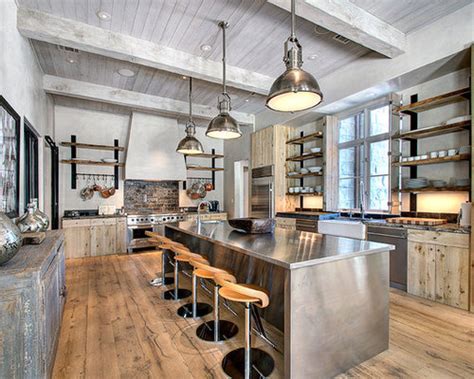 Rustic Industrial Home Design Ideas Pictures Remodel And Decor