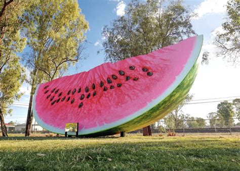 queensland s newest “big thing” the big melon in chinchilla qld r queensland