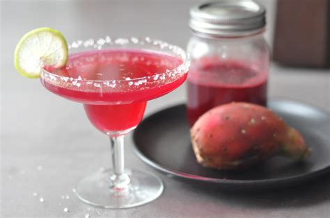 Prickly Pear Margaritas Amy Glazes Pommes Damour