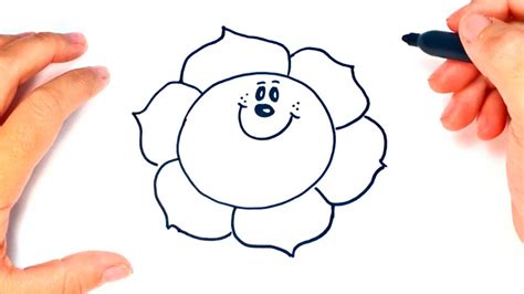 Pintura para principiantes paso a paso.con este video tutorial paso a paso puedes aprender a pintar flores, solo necesitas com. Cómo dibujar una Flor paso a paso | Dibujo fácil de Flor ...