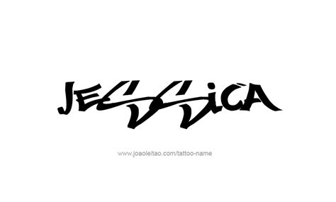 Jessica Name Tattoo Designs