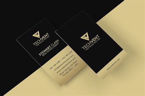 Gold Corporate Business Card Creative Business Card Templates