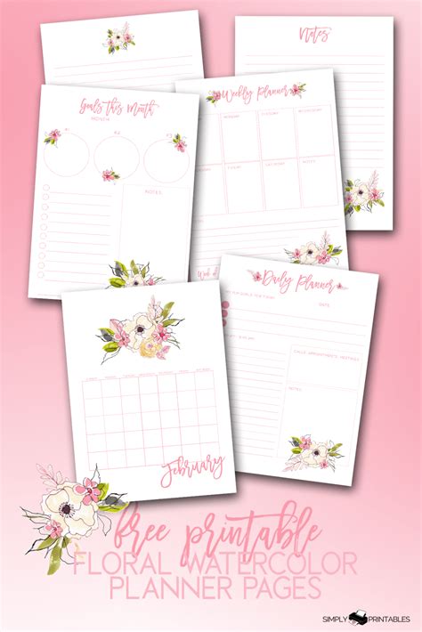 Printable Day Planner Craft Planner Free Printable Calendar Free