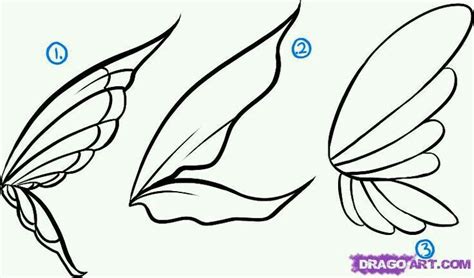 Diseño Easy Fairy Drawing Fairy Wings Drawing Fairy Drawings