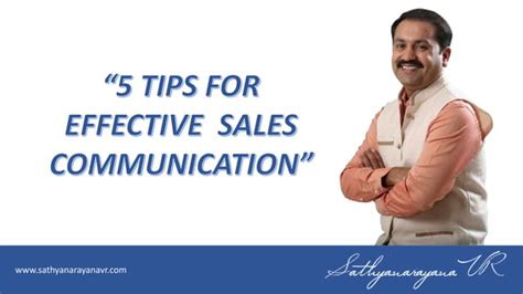 5 Tips For Effective Sales Communication Ppt
