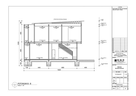 √ Paket Gambar Desain Rumah 2 Lantai 11×16 Gambar Desain Arsitek