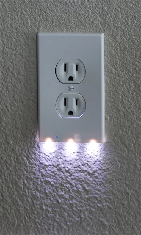 Buy 4 Pack Led Guide Light Outlet Cover Led Wall Outlet Cover Plate