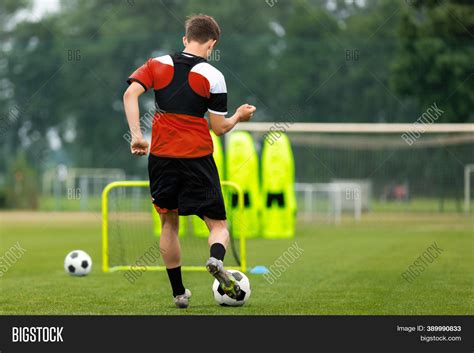 Teenager On Football Image And Photo Free Trial Bigstock