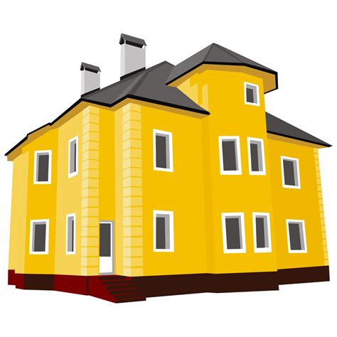 Download Vector for free use: Cottage vector