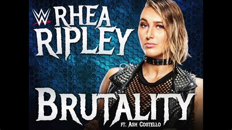 Rhea Ripley Brutality Feat Ash Costello Entrance Theme Youtube