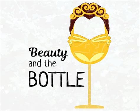 Beauty And The Beast SVG Beauty and The Bottle svg Drinking Beauty svg Beauty and The Bottle ...