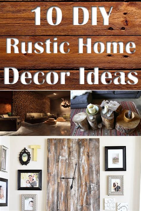 10 Diy Rustic Home Decor Ideas Идеи для дома Декор Дизайн