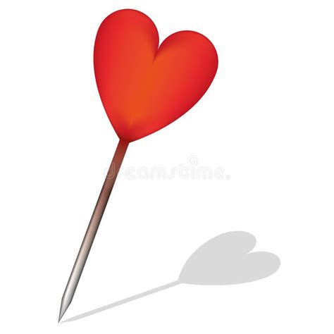 Heart Pin Stock Vector Illustration Of Business Point 35403074