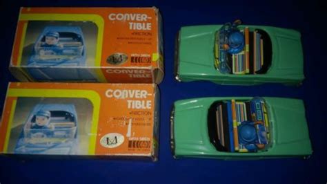2 Antique tin convertible friction car -- Antique Price Guide Details Page
