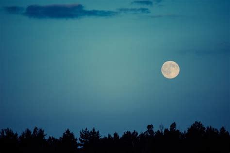 Red Moon During Night Time · Free Stock Photo