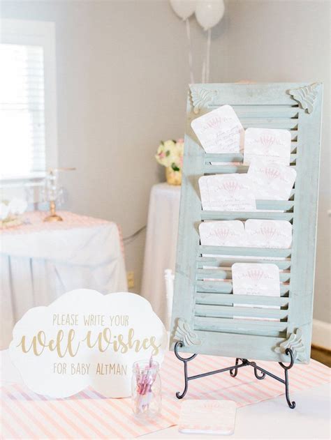 Shabby Chic Hot Air Balloon Baby Shower Kara S Party Ideas Diy Baby