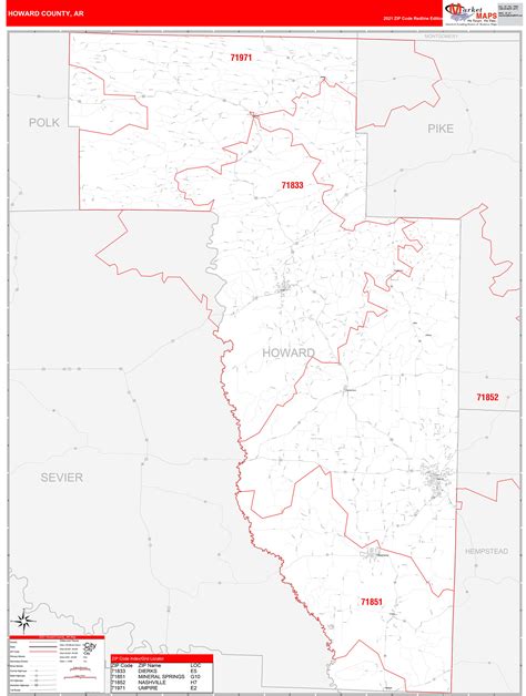 Howard County Zip Code Map What Is A Map Scale