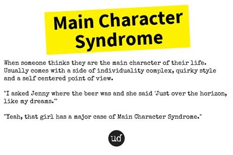 main character syndrome define phpterm main 20character