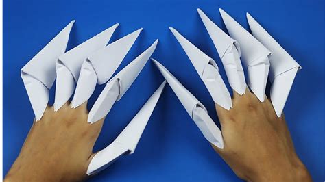 Origami Paper Claws For Halloween Halloween Costumes How To Make