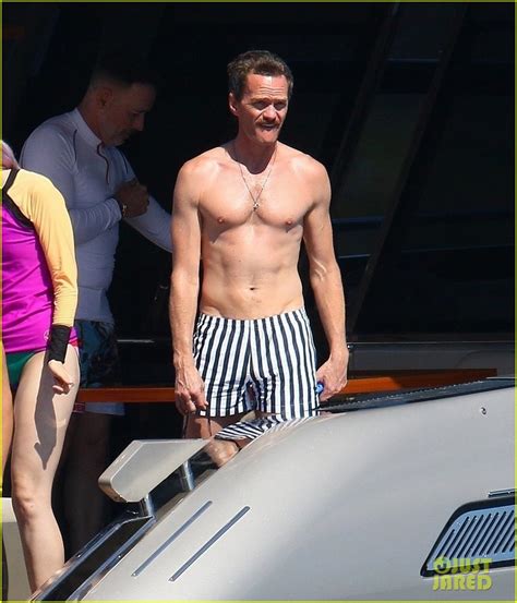 neil patrick harris goes shirtless shows off fit body in france photo 4330136 david burtka