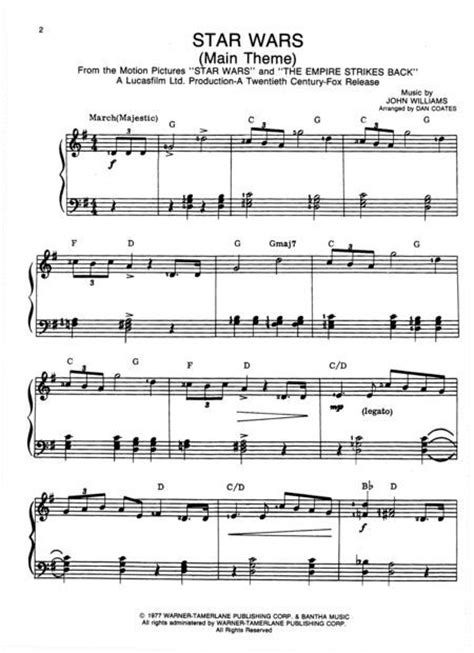 Star Wars Sheet Music For Violin And Piano