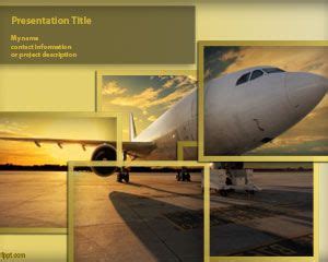 Air force digital paper, background, scrapbook. Free Aircraft PowerPoint Template
