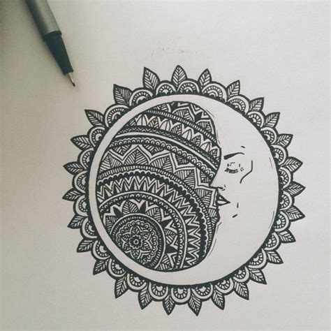 Crescent Moon Slumber (With images) | Cool drawings, Easy ... These are simple and easy to follow along.