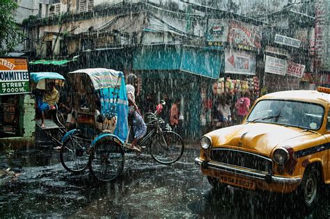 Rainy Street Image India National Geographic Your Shot Photo Of The
